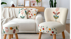 Lovely Lilly Punch Puf & Kırlent Takımı