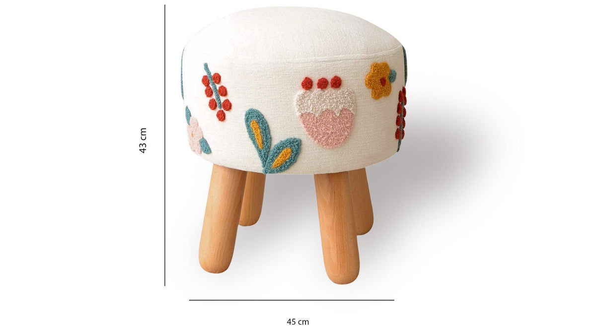 Lovely Lilly Punch Puf & Kırlent Takımı