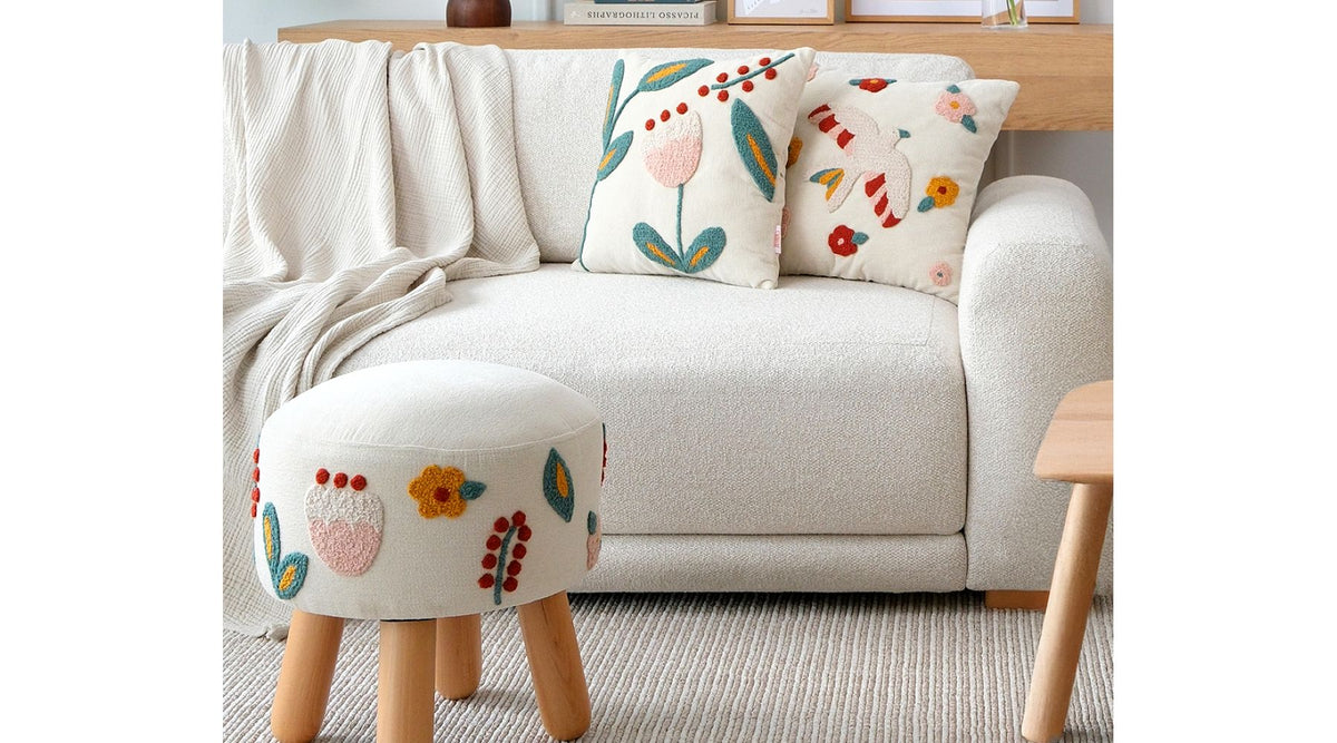 Lovely Lilly Punch Puf & Kırlent Takımı