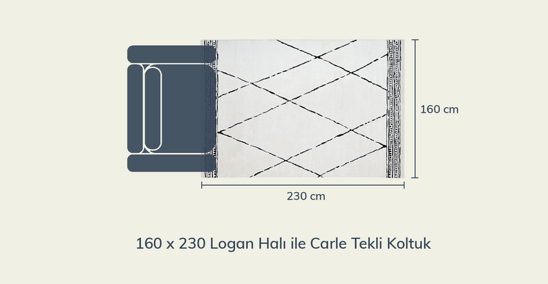 Logan Yumuşak Halı - 160 x 230