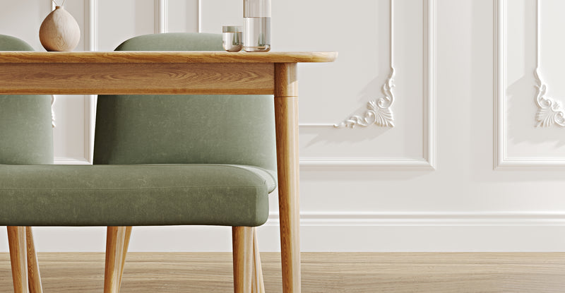 Lyno 77x140 Sabit Yemek Masası Takımı (Roa Bench & 2 Venn Sandalye) - Kadife