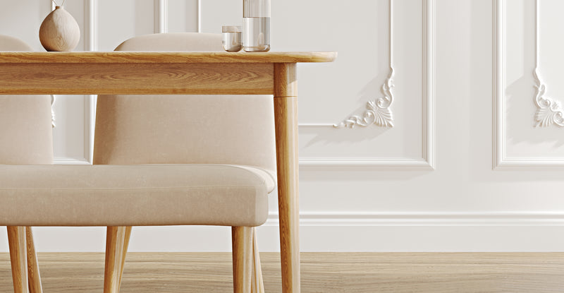 Lyno 77x140 Sabit Yemek Masası Takımı (Roa Bench & 2 Venn Sandalye) - Kadife