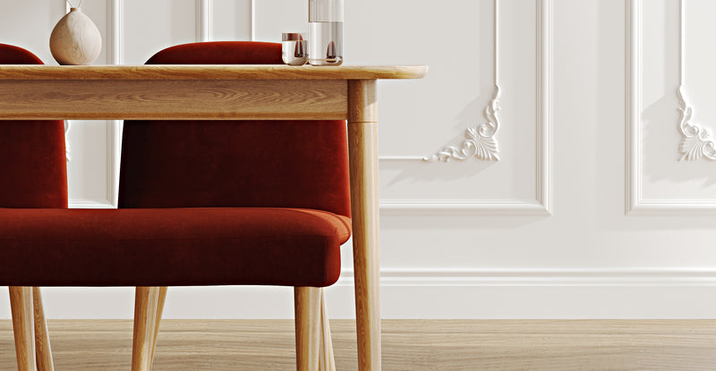 Lyno 77x140 Sabit Yemek Masası Takımı (Roa Bench & 2 Venn Sandalye) - Kadife