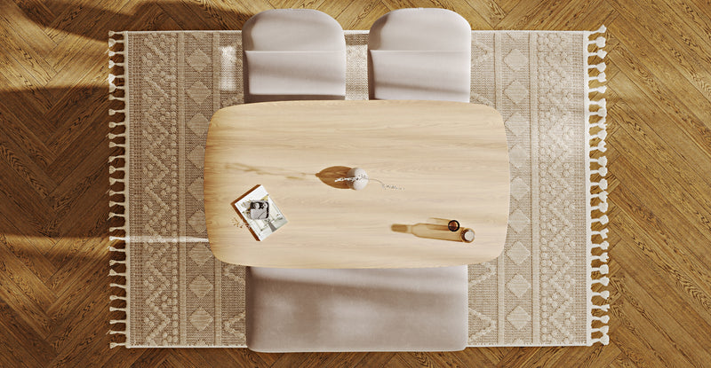 Lyno 77x140 Sabit Yemek Masası Takımı (Roa Bench & 2 Venn Sandalye) - Kadife