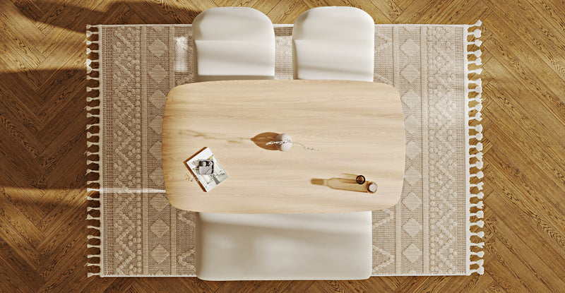 Lyno 77x140 Sabit Yemek Masası Takımı (Roa Bench & 2 Venn Sandalye) - Performans Kadife