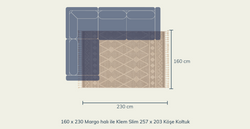 Margo Sık Dokuma Halı - 160 x 230