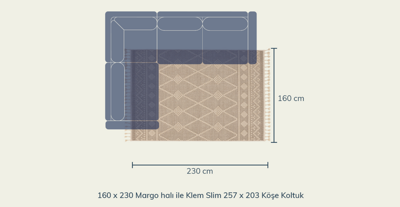 Margo Sık Dokuma Halı - 160 x 230