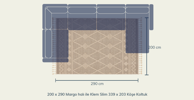 Margo Sık Dokuma Halı - 200 x 290