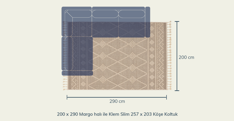 Margo Sık Dokuma Halı - 200 x 290