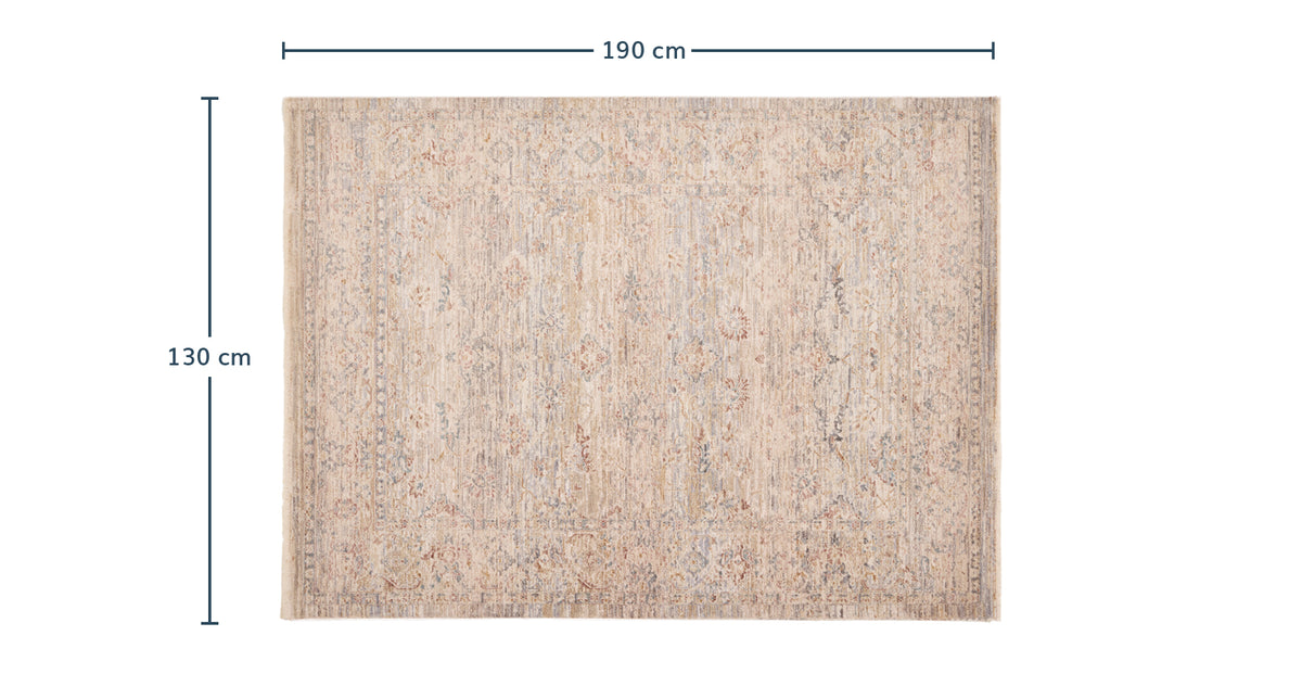 Melba Vintage Desenli Halı - 130 x 190