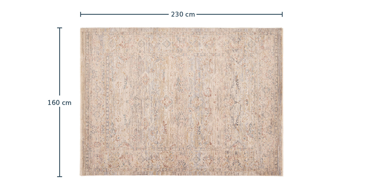 Melba Vintage Desenli Halı - 160 x 230