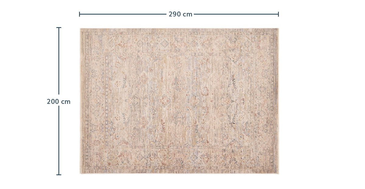Melba Vintage Desenli Halı - 200 x 290