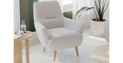 Klem Üçlü ve Modsy Berjer Koltuk Takımı - Keten