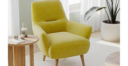 Klem Slim Üçlü ve Modsy Berjer Koltuk Takımı - Kadife