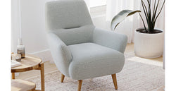 Klem Slim Üçlü ve Modsy Berjer Koltuk Takımı - Keten