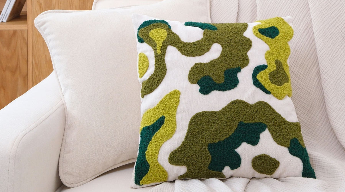 Moss Green Punch Kırlent