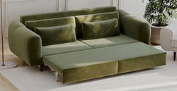 Nyra Yataklı Üçlü ve Klem Tekli Koltuk Takımı - Kadife & Bukle