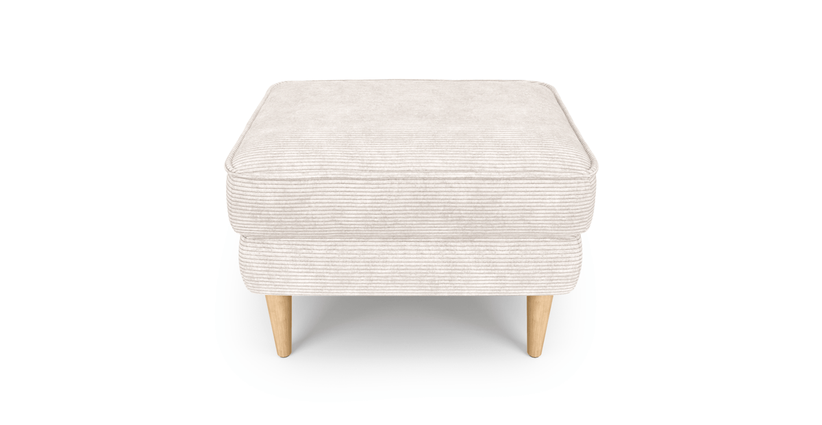 Klem Slim Kemik Köşe ve Puf Small Koltuk Takımı - Fitilli Kadife