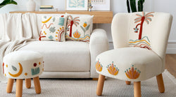 Tropical Icon Punch Puf & Kırlent takımı