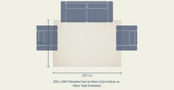Palmetto Yumuşak Halı - 200 x 290