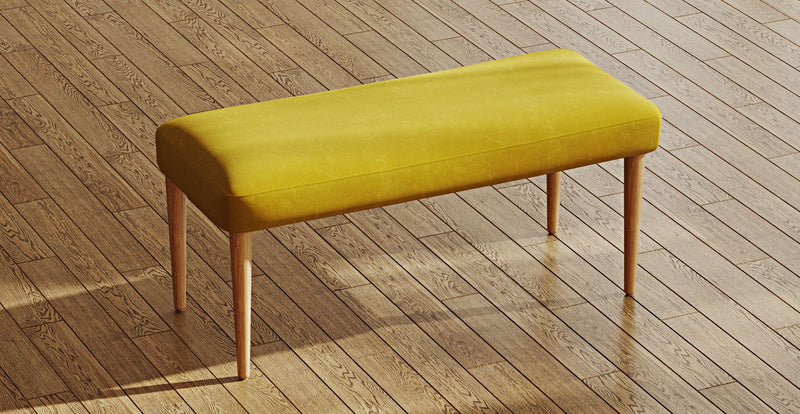 Lyno 77x140 Cm Açılır Yemek Masası Takımı (Roa Bench & 4 Roa Sandalye) - Kadife