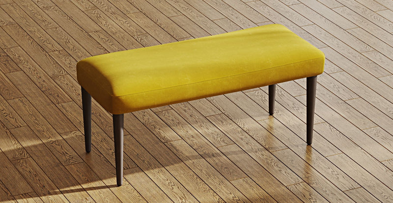 Lyno 77x140 Cm Açılır Yemek Masası Takımı (Roa Bench & 4 Roa Sandalye) - Kadife