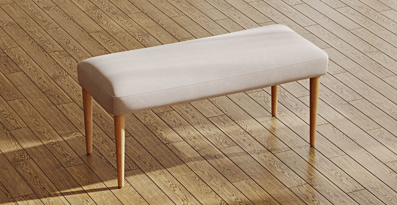 Lyno 77x140 Cm Açılır Yemek Masası Takımı (Roa Bench & 4 Roa Sandalye) - Kadife