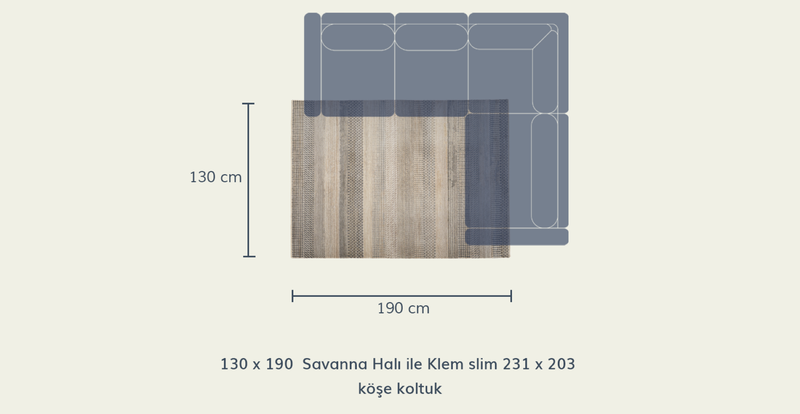 Savanna Geometrik Halı - 130 x 190