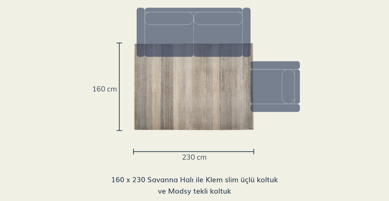 Savanna Geometrik Halı - 160 x 230