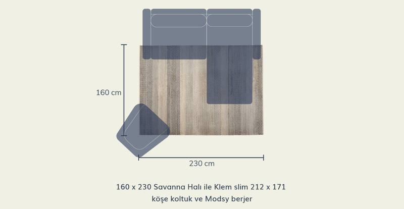 Savanna Geometrik Halı - 160 x 230