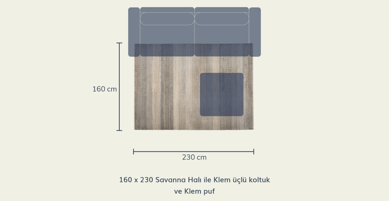 Savanna Geometrik Halı - 160 x 230