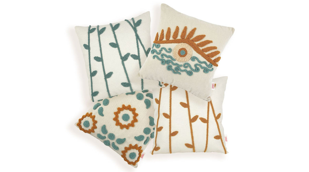 Sunny All Day Punch Puf & Kırlent Takımı