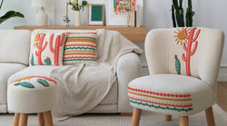 Terrarium Punch Berjer & Puf & Kırlent Takımı