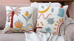 Tropical Icon Punch Puf & Kırlent takımı