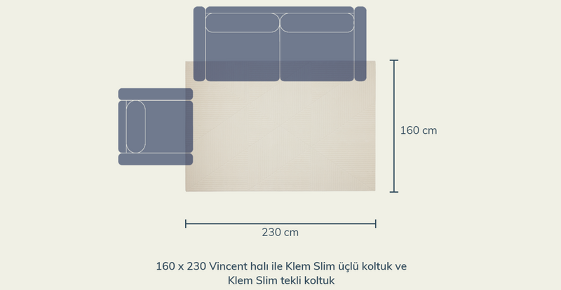 Vincent Yumuşak Halı - 160 x 230
