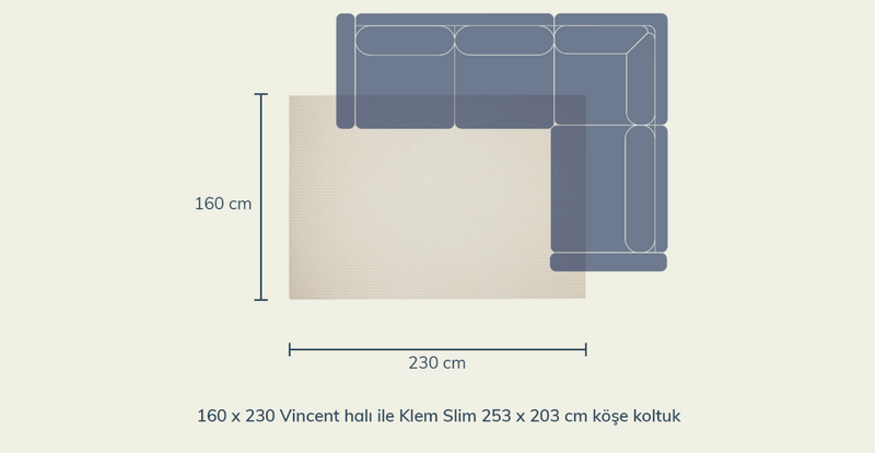 Vincent Yumuşak Halı - 160 x 230