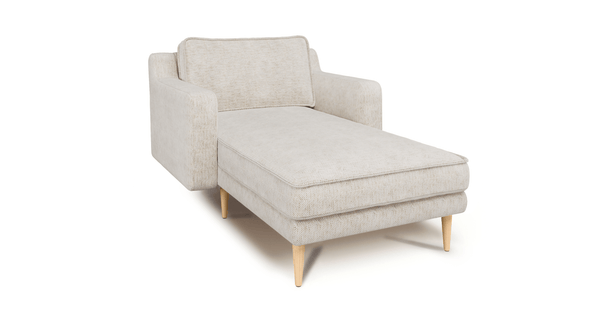 Klem Slim Dinlenme Koltuğu Ahşap Ayak - Doğal Doku