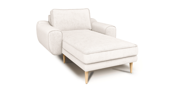 Klem Dinlenme Koltuğu Ahşap Ayak - Fitilli Kadife