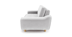 Klem Loveseat Silindir Ahşap Ayak - Kadife