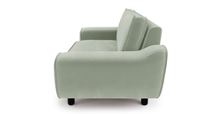 Klem Loveseat Silindir Ahşap Ayak - Kadife