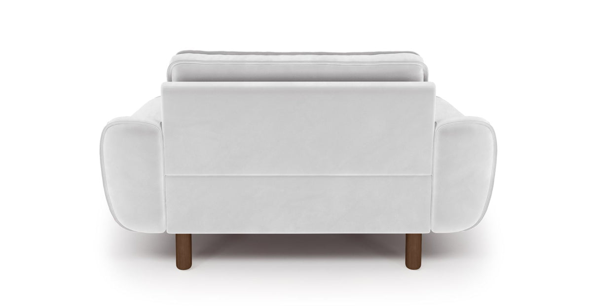 Klem Loveseat Silindir Ahşap Ayak - Kadife