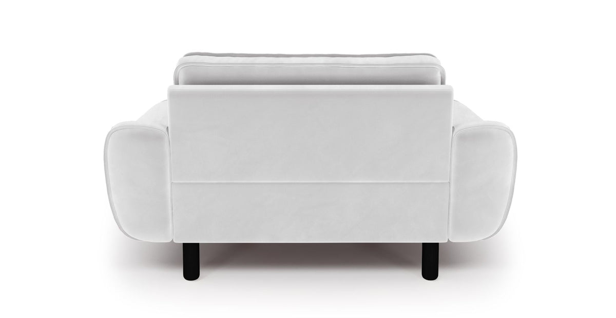 Klem Loveseat Silindir Ahşap Ayak - Kadife