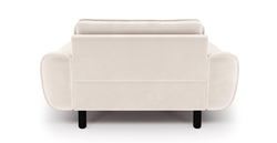 Klem Loveseat Silindir Ahşap Ayak - Kadife