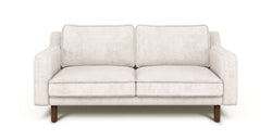 Klem Slim İkili Koltuk Silindir Ahşap Ayak - Fitilli Kadife