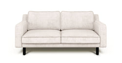 Klem Slim İkili Koltuk Silindir Ahşap Ayak - Fitilli Kadife