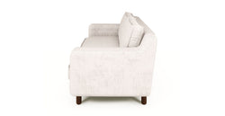 Klem Slim İkili Koltuk Silindir Ahşap Ayak - Fitilli Kadife