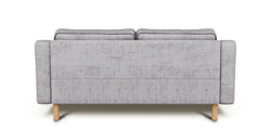 Klem Slim İkili Koltuk Silindir Ahşap Ayak - Fitilli Kadife