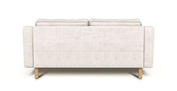 Klem Slim İkili Koltuk Silindir Ahşap Ayak - Fitilli Kadife