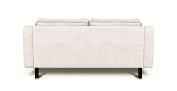 Klem Slim İkili Koltuk Silindir Ahşap Ayak - Fitilli Kadife