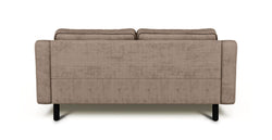 Klem Slim İkili Koltuk Silindir Ahşap Ayak - Fitilli Kadife